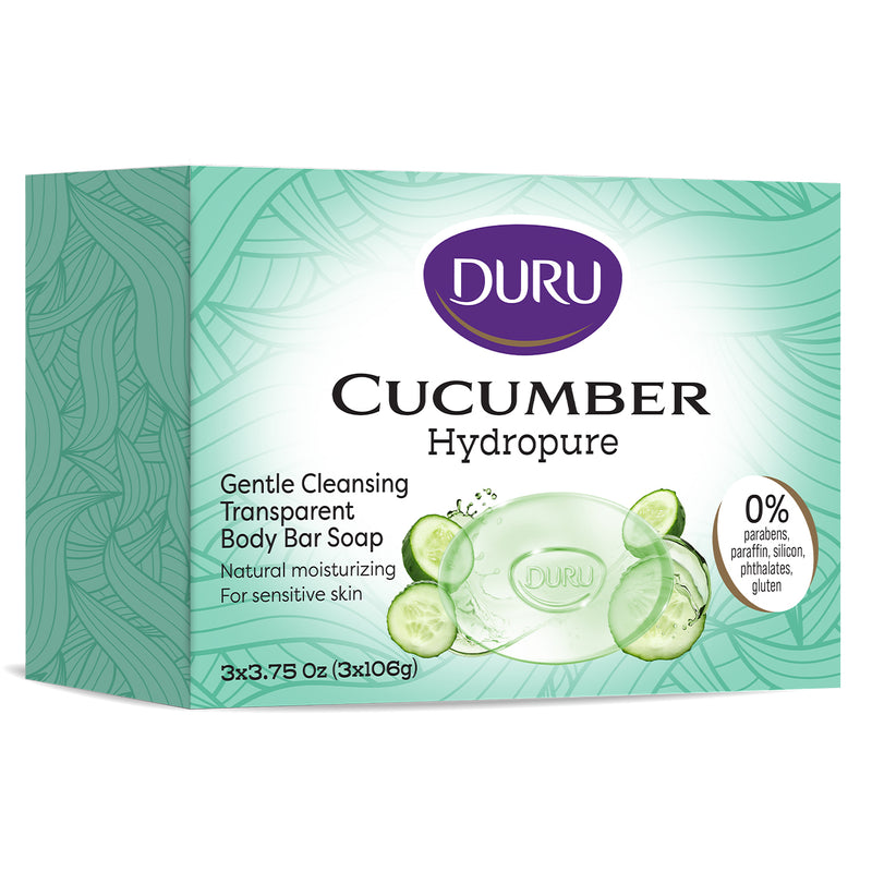 Cucumber Hydropure Bar Soap 3 pack